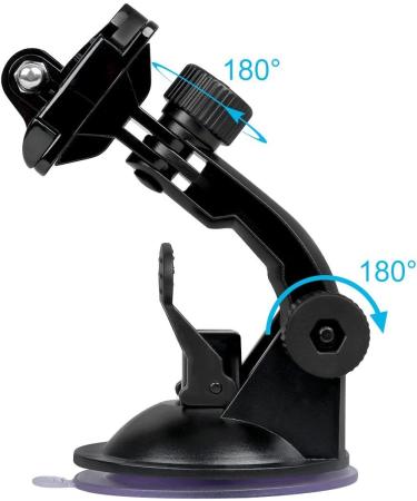 Sametop Suction Cup Mount for GoPro, DJI, and Action Cameras - Ideal for Car Windshield - Buy Online on SooperMarket.com