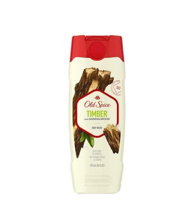 Old Spice Body Wash Fresher Collection Timber 16 Fl Oz (Pack of 2)