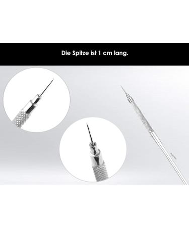 Professional Comedone Squeezer Set | 2-Piece Stainless Steel Blackhead Remover | International Shipping Available - Buy Online on SooperMarket.com
