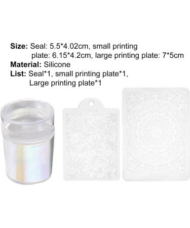 Sanwood Nail Art Stamp Set - Soft Texture & Good Elasticity - Trendy DIY Manicure Tools for Women - Pink - Buy Online on SooperMarket.com
