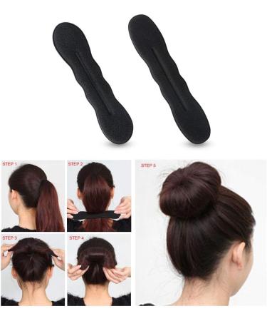 URAQT 26 Pcs Hair Styling Kit Set - Bun Maker, Braid Tool, Twist Accessories for DIY Hair Styles - Black Magic Hair Styling for Girls/Women - Buy Online on SooperMarket.com
