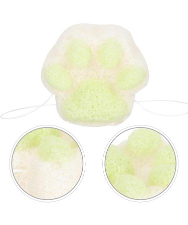 Kisangel Baby Facial Foam Loofah Sponge - Cat Paw Bath Sponge for Toddlers | Gentle Cleansing Pads & Body Powder Puff - Ideal for Bathing & Shower 4.9x4.8CM - Buy Online on SooperMarket.com