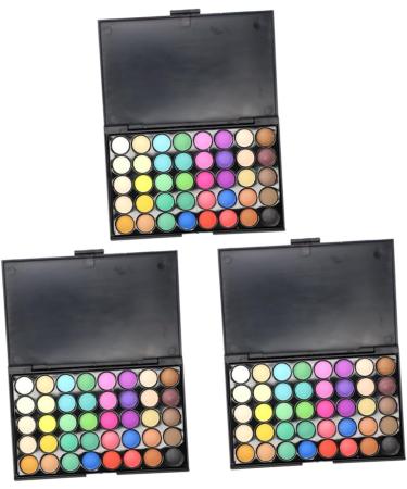Angoily 3pcs 40 Eyeshadow Eye Shadow Palettes Makeup Palette Earth Tones - Buy Online on SooperMarket.com