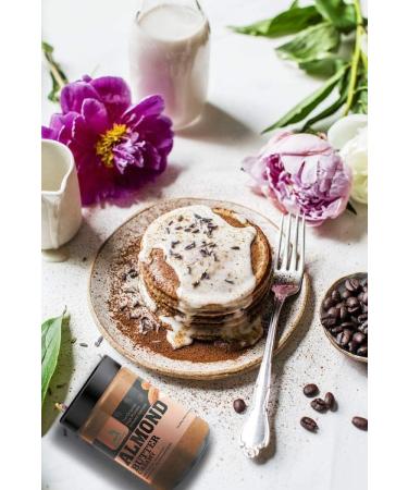 AOZA Leanbeing Almond Butter 100% Natural (500Grams) (California Almonds) (Unsweetened) (No Added Sugar) - Buy Online on SooperMarket.com