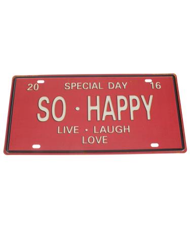 Cabilock Emblems Iron Painting Vintage Signs for Sale Antique Signs License Plate Three-dimensional Iron Mark