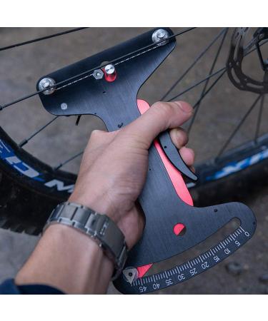 PURATEN Bicycle Spoke Tension Meter | Mountain & Road Bike Rim Adjustment Tool - Black - Buy Online on SooperMarket.com