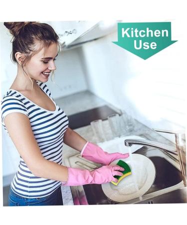 Kitchen Cleaning Sponges 24 Packs Eco Non-Scratch for Dish Cleaning Scrub Sponges Dish Cleaning Scrub Sponges - Buy Online on SooperMarket.com