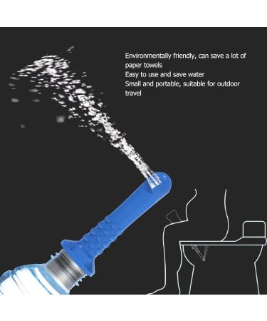 Portable Eco-Friendly Bidet Sprayer - Easy to Use Hygienic Handheld Travel Bidet in Blue | Efficient Cleaning Solution - Buy Online on SooperMarket.com