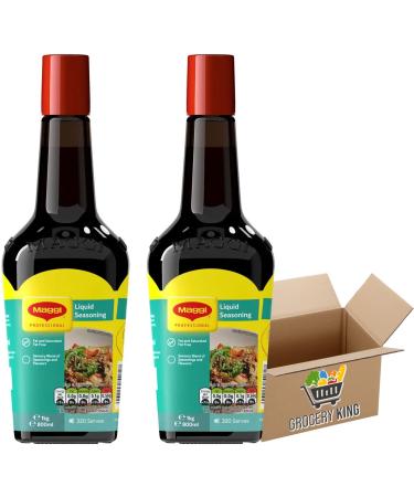 Maggi Classic Liquid Seasoning 2x1Kg Great for Stirfries Casseroles Soups & Sauces (2x800 ml)