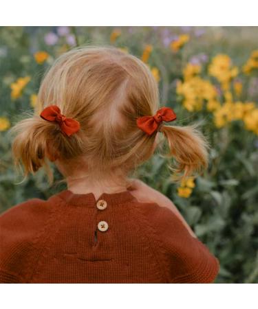 40 Pieces Baby Girls Hair Loops with Elastic Ties | Seamless Soft Ponytail Holders - Cute Hair Accessories for Kids - Buy Online on SooperMarket.com