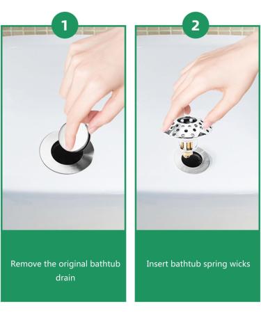 Convenient Drain Stopper Efficient Popup Drain Anti-Odor Sink Strainer Simple Replacement Lightweight for Bathroom Sinks Sink Strainer Plug Easy to Use Bathroom Sink Plug Leak-Proof Basin Drain Plug - Buy Online on SooperMarket.com