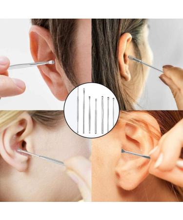 WNPXQNT 7Pcs/Set Ear Wax Pickers Steel Earpick Ear Cleaner Set - Ear Care Tool for Safe and Effective Wax Removal - Buy Online on SooperMarket.com