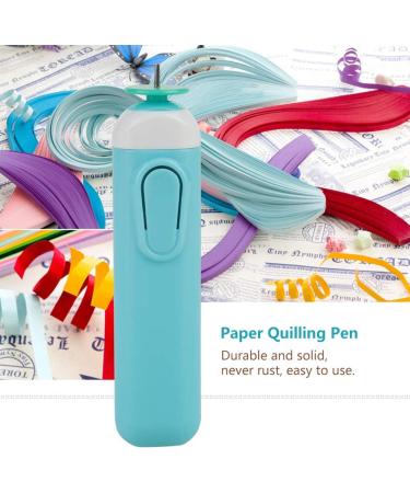 Electric Quilling Pen - Blue - Automated Paper Volume Rolling Tool - Buy Online on SooperMarket.com