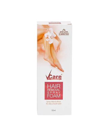 5-Minute Hair Removal Cream for Bikini Line & Underarms - Effective Spray Foam (50ml) | Fast Shipping Worldwide - Buy Online on SooperMarket.com