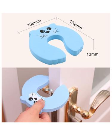 Baby Foam Door Stopper - 6Pcs Clamping Protection for Child Safety | Finger Clamping Protection for Kids | Multi-Color Options - Buy Online on SooperMarket.com