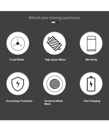 Mini Electric Beard Clipper - Portable Aluminum Trimmer with USB Charging & 3 Blade Heads | International Shipping Available - Buy Online on SooperMarket.com