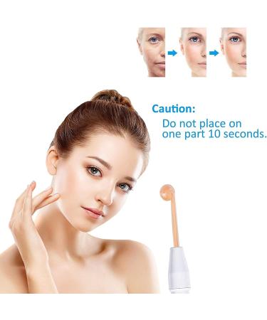Portable High Frequency Facial Machine with 4 Glass Tubes - Handheld Home Face Skin Wand - Buy Online on SooperMarket.com