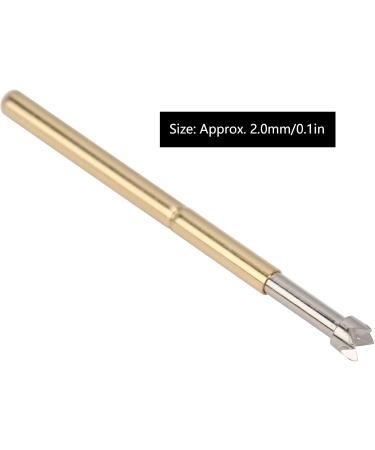 100Pcs Spring Probe 2mm 4 Claws Brass Spring Loaded Contact Pins Test Probe Hardware Tool P125-Q for Solder Joints Solder Pads Test Tools Strong Versatility - Buy Online on SooperMarket.com