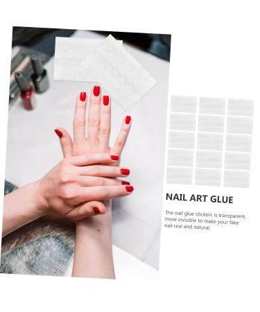 Gogogmee 15sheets Nail Jelly Glue Fake Nails Fake Nail Stickers Waterproof Nail Sticker Waterproof Labels Premium Fake Nails Glue Self-use Nail Glue Nail Glue Stickers Nail Art Glue - Buy Online on SooperMarket.com