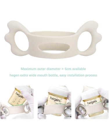 Buy 2PC Silicone Bottle Handles for Baby Bottles | Ergonomic Holder for Feeder Care | Fits 6cm+ Diameter Baby Bottles - Buy Online on SooperMarket.com