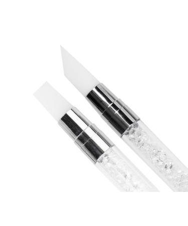 Emmi Nail Silicone Brush Set 5 Pcs for Gel Nails 3D & UV Art | Disinfected & Perfect for Color Gels - Buy Online on SooperMarket.com