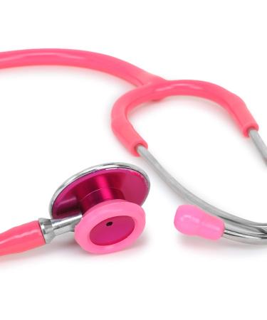 Acoustic Stethoscope for Doctors & Students | Lightweight Flexible Soft Ear Knobs | Pink Edition - Shop Internationally - Buy Online on SooperMarket.com