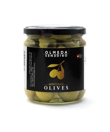 OLMEDA OR GENES - Pitted Manzanilla Olives - 370 gr