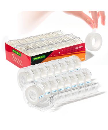 Clear Tape Rolls-Transparent Tape with Dispensers-Gift Wrap Tape Gift Tape Rolls for Home Store School-7/10 X 1000 Inches 16 Packs
