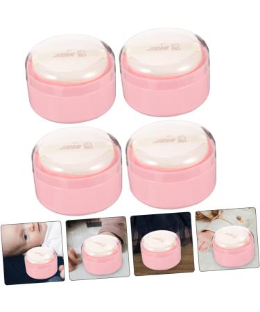 Kisangel Baby Powder 12 Pcs Body Powder Puff Box - Pink Compact Child Synthetic Sponge - Travel-Sized Baby Powder - Buy Online on SooperMarket.com