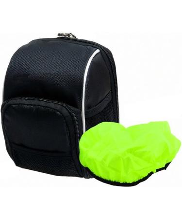 Disconano Cycling Bike Handlebar Bag with Rain Cover - Front Basket Black | Waterproof Bike Accessories - Buy Online on SooperMarket.com