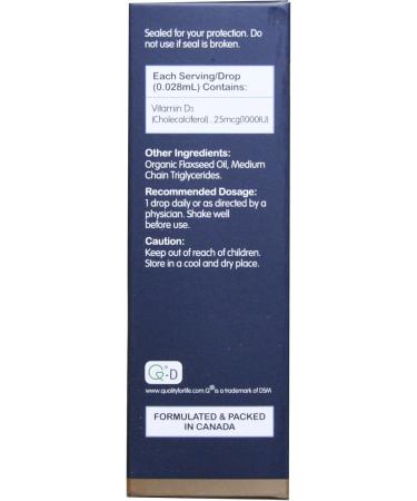 D-Sorb Vitamin D3 1000IU 5ml (180 servings) - Buy Online on SooperMarket.com