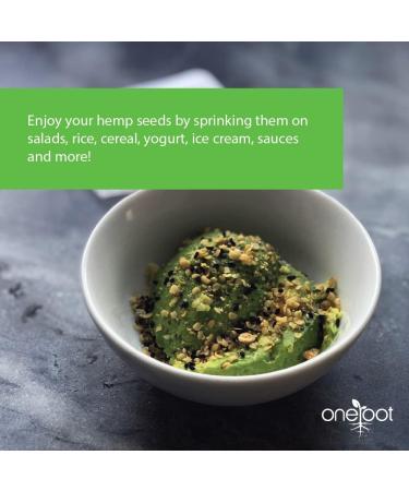 ONEROOT Organic Raw Shelled Hemp Seeds (Hemp Hearts) Non-GMO Gluten Free Plant-Based Protein Omega-3 Omega-6-1kg (2 Pack) - Buy Online on SooperMarket.com