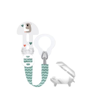MAM Clip It! & Cover pacifier fastener and pacifier cover 0+ months random colors gray 1 unit (pack of 1)