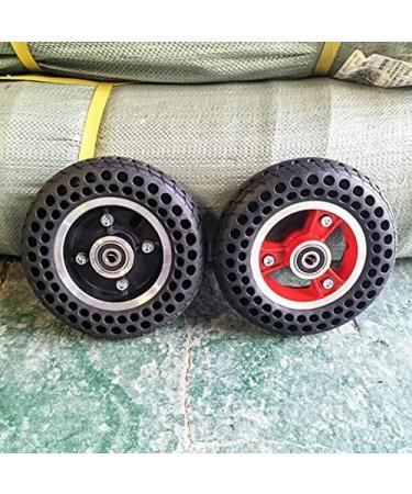 Wheelchair Front Wheel 7X1 3/4 Wheelchairer Wheels Electric Wheelchair Wheel Replacement Parts Front Wheelchair Wheel Honeycomb Solid Tire Black Aluminum Alloy Hub Set of 2/8Mm - Buy Online on SooperMarket.com