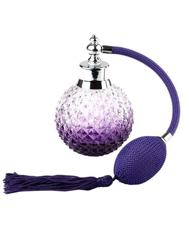 Dawafit Vintage Empty Perfume Bottle 100 ml Refillable Glass Bottle with
