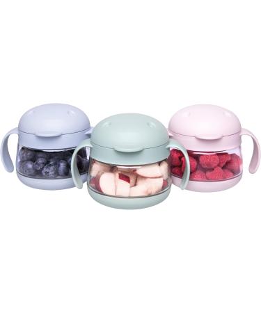 Ubbi Tweat No Spill Snack Container - BPA-Free Toddler Travel Accessories - Cloudy Blue - Buy Online on SooperMarket.com