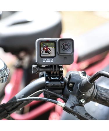 Suptig Jaws Flex Clamp Mount for GoPro and Action Cameras - Compatible with Hero 11, 10, 9, 8, 7, 6, 5, 4, Session, 3+, 3 and Arlo Pro - Gooseneck Mount for Versatile Angles - Buy Online on SooperMarket.com