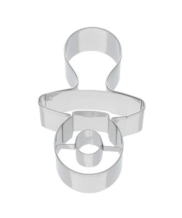 Original Kaiser Cookie Cutter Pacifier Baby Stainless Steel Cookie Cutter 8 x 6 x 2.5 cm