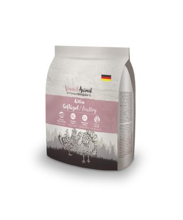Venandi Animal - Premium cat food - kittens - poultry with lots of fresh meat dry food grain -free 1 -pack (1 x 300g) poultry 300 g (1 Pack)