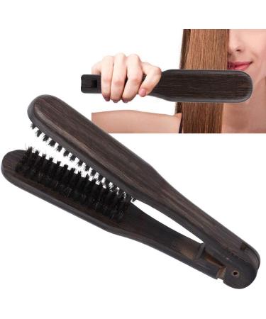 Hairdressing Comb Professional Double Brushes Wooden Anti-static Hair Straightener Tool Hairbrushes DIY for Salon Barber Shop - Buy Online on SooperMarket.com