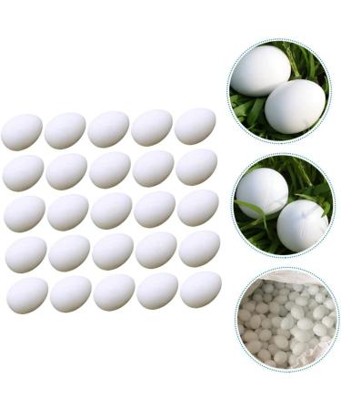 BCOATH 60 Pcs Water Injection Fake Pigeon Eggs White Fake Eggs Parrot Eggs Compact Eggs Breeding Props Craft Eggs for Painting Artificial Eggs Toy Eggs Supplies Meat Pigeon Plastic Whitex2pcs 2.9X4.1CMx2pcs - Buy Online on SooperMarket.com