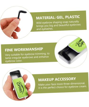 Healeved 3 Sets Natural Mascara Eyebrow Enhancer Gel Makeup Accessory Brow Shaping Soap Eyebrow Soap - Buy Online on SooperMarket.com