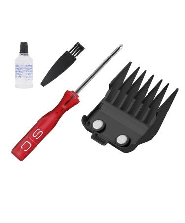 Buy Stylecraft Mythic Professional Metal Body Cordless Hair Clipper | 9V Magnetic Motor Double Black Diamond Blades 8 Guards - International Shipping Available - Buy Online on SooperMarket.com