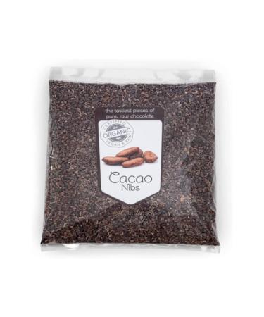 Superfoodies Raw Organic Cocoa/Cacao Nibs 2KG - Made with Superior Criollo Beans Sustainably Sourced in Peru - Non-GMO 2 kg (Pack of 1)