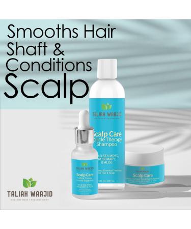 Taliah Waajid Scalp Care Follicle Therapy Shampoo | Natural Treatment for Thinning Hair & Hair Loss | Wild Sea Moss Rosemary & Aloe | 8oz - Buy Online on SooperMarket.com