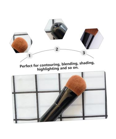 NOLITOY Foundation Brush - Blending Contouring & Exfoliating Makeup Brush for Flawless Application | International Shipping Available - Buy Online on SooperMarket.com
