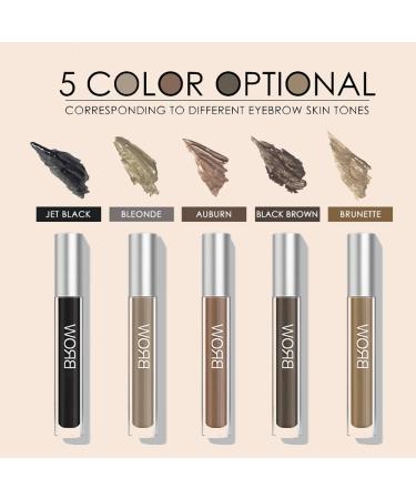 Waterproof Eyebrow Gel - Long Lasting Highly Tinted Liquid Eye Brow Makeup (Black Brown) - Buy Online on SooperMarket.com