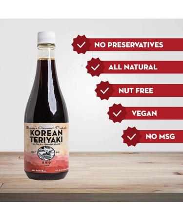 Sunny's Gourmet Korean Teriyaki Sauce 14.5 fl oz - Authentic Teriyaki Flavor - Buy Online on SooperMarket.com