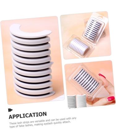 WOFASHPURET 2 Boxes Self Adhesive Eyelash Adhesive Strip eyelash strips natural look eyelashes strips fake eyelashes gluesticks in bulk lash strips to lashes extend resin glue replace - Buy Online on SooperMarket.com
