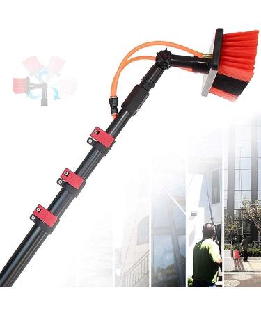 photovoltaic cleaner window cleaning pole Photovoltaic Panel Cleaning Window Clean 3-12m Water Fed Telescopic Brush Extendable Cleaner Conservatory Roof Cleaning Tools / 7m Rod / 30cm Bru 7m Rod 30cm brush head